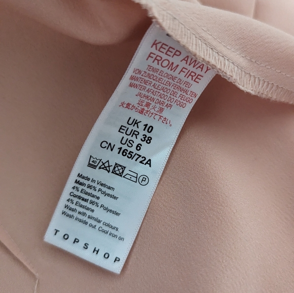 TopShop color block wrap skirt - Picture 6 of 7